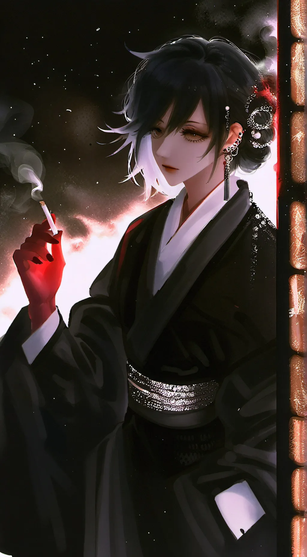 ai character: dahlia  background