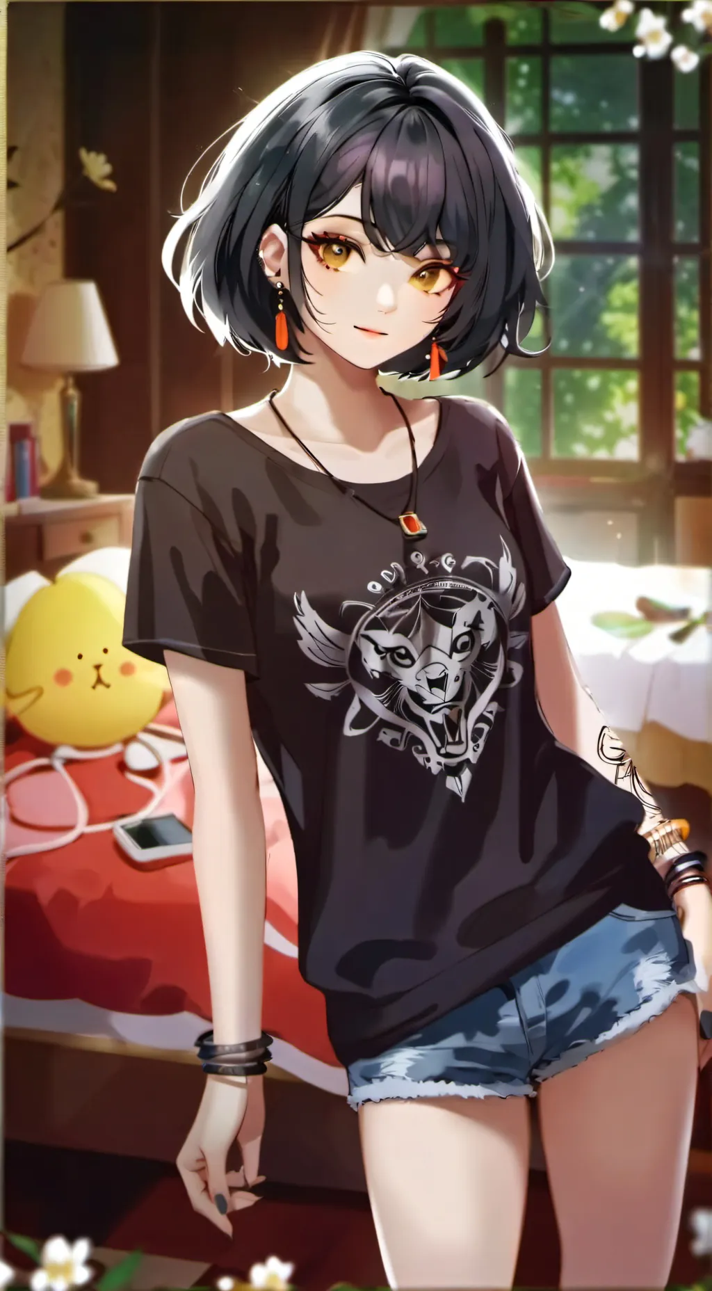 ai character: Sasha background