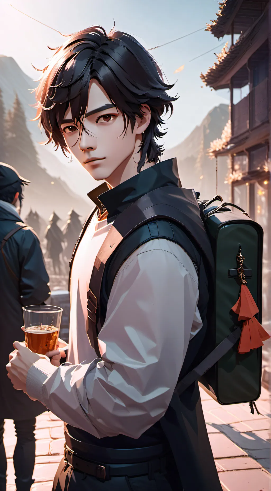 ai character: Max background