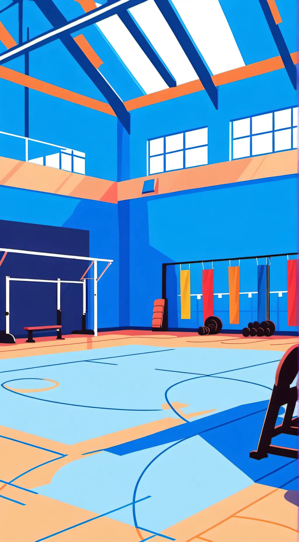 ai character: S
Gym| School background