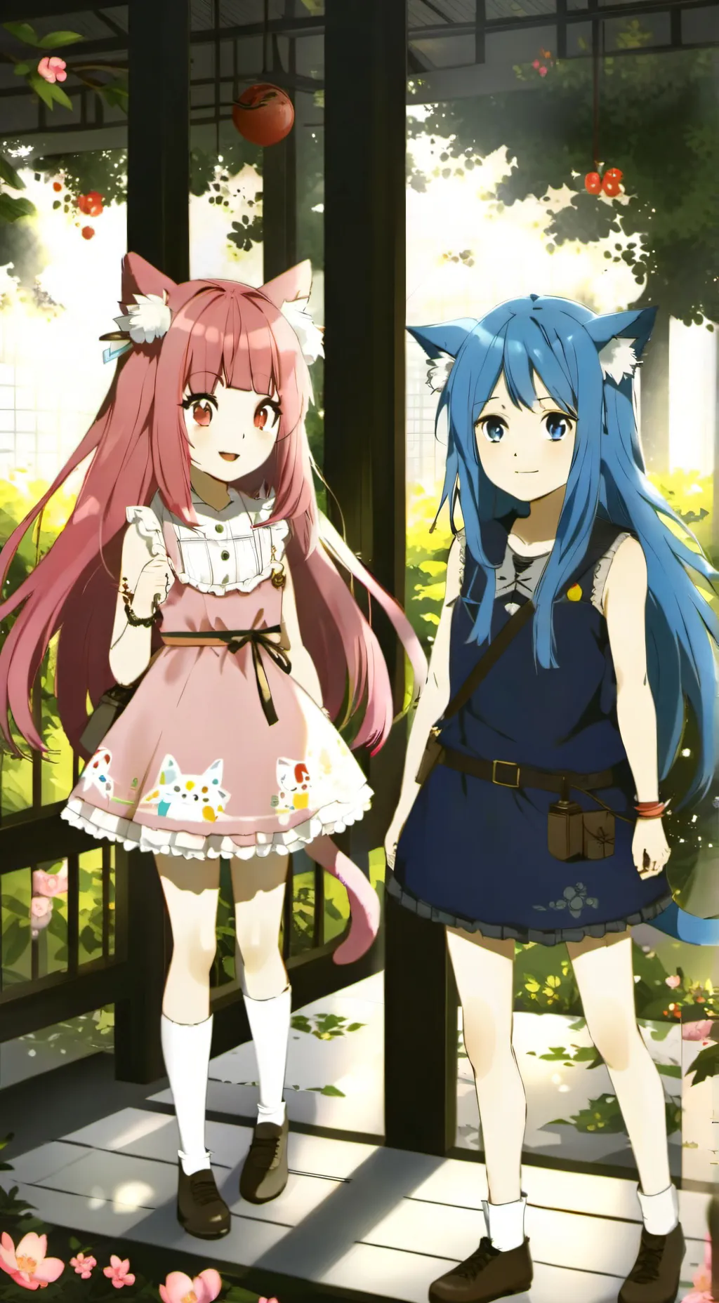 ai character: Kesha and cherry background