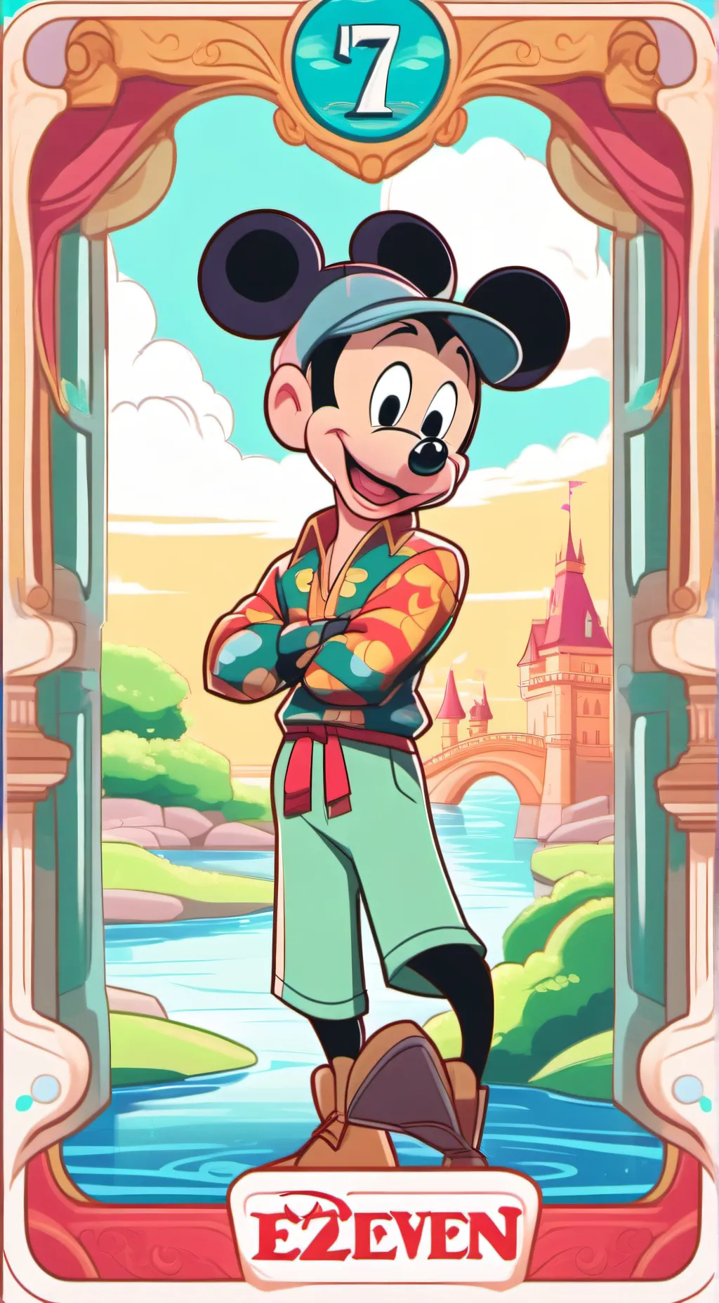 ai character: Ezeven 77 background