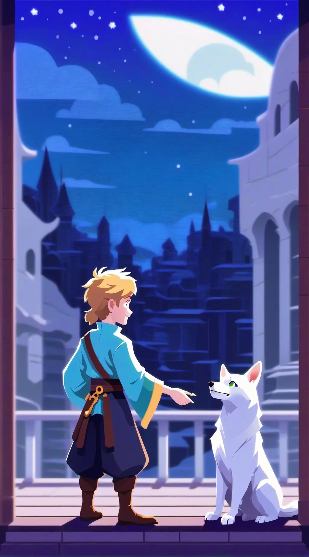 ai character: dandys world background