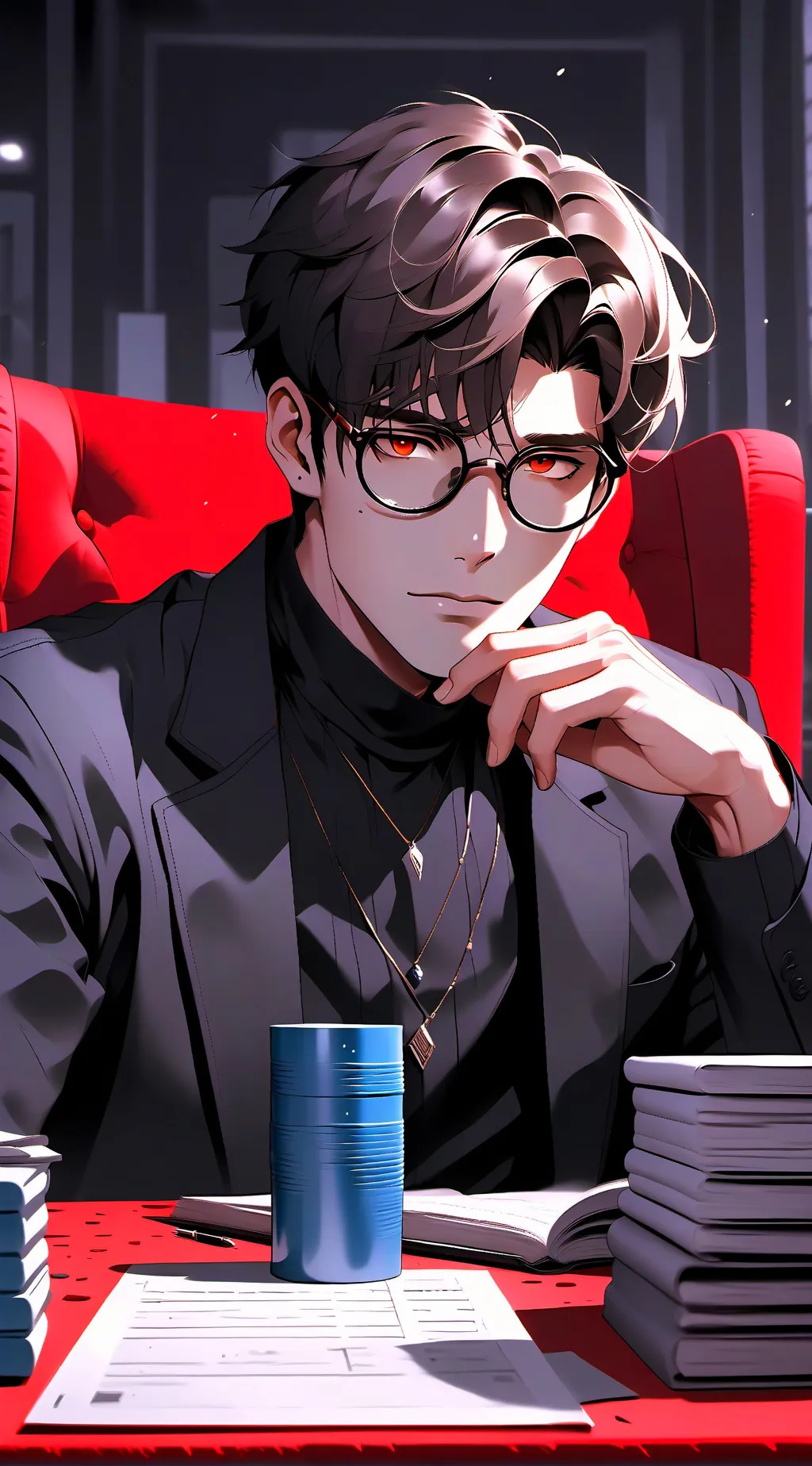 ai character: Adam Blackwood background