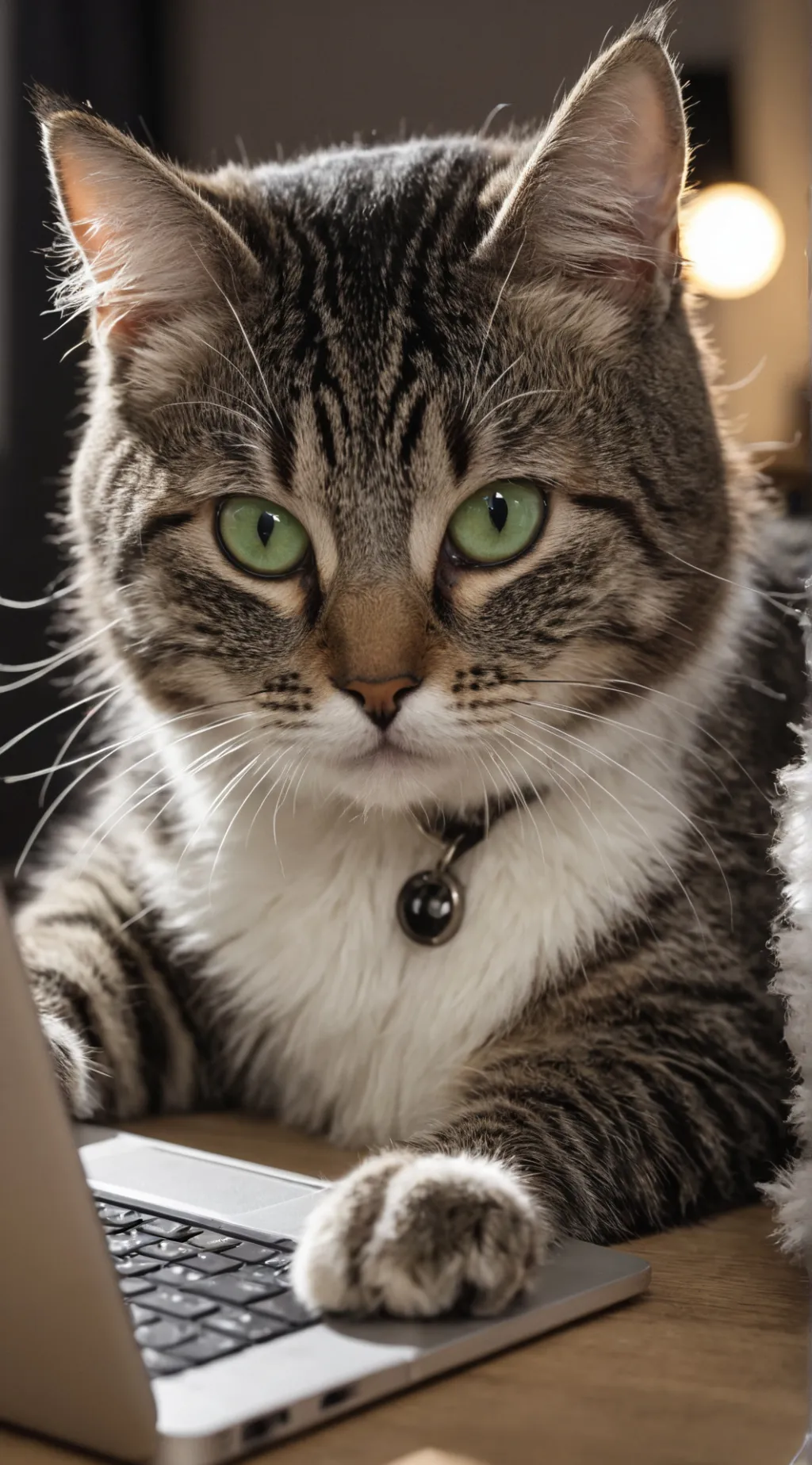 ai character: Pixel the cat background