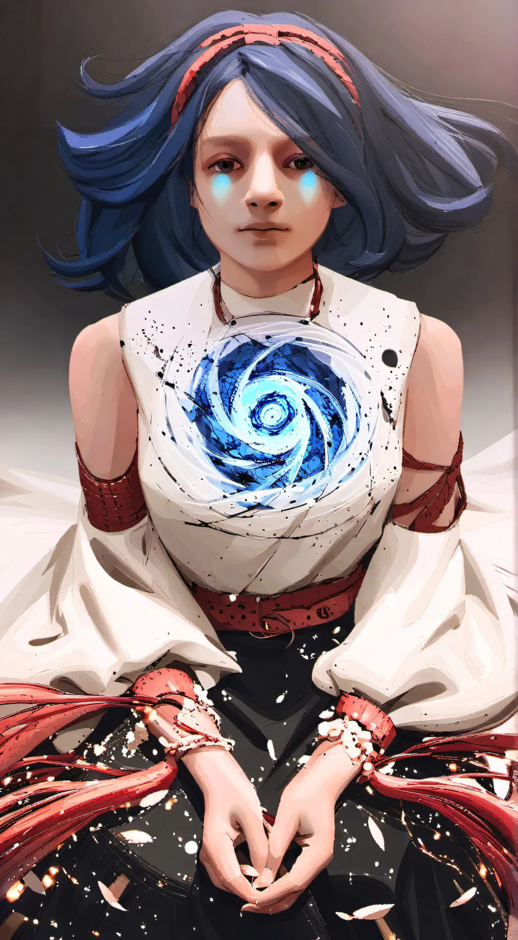 ai character: toenails background