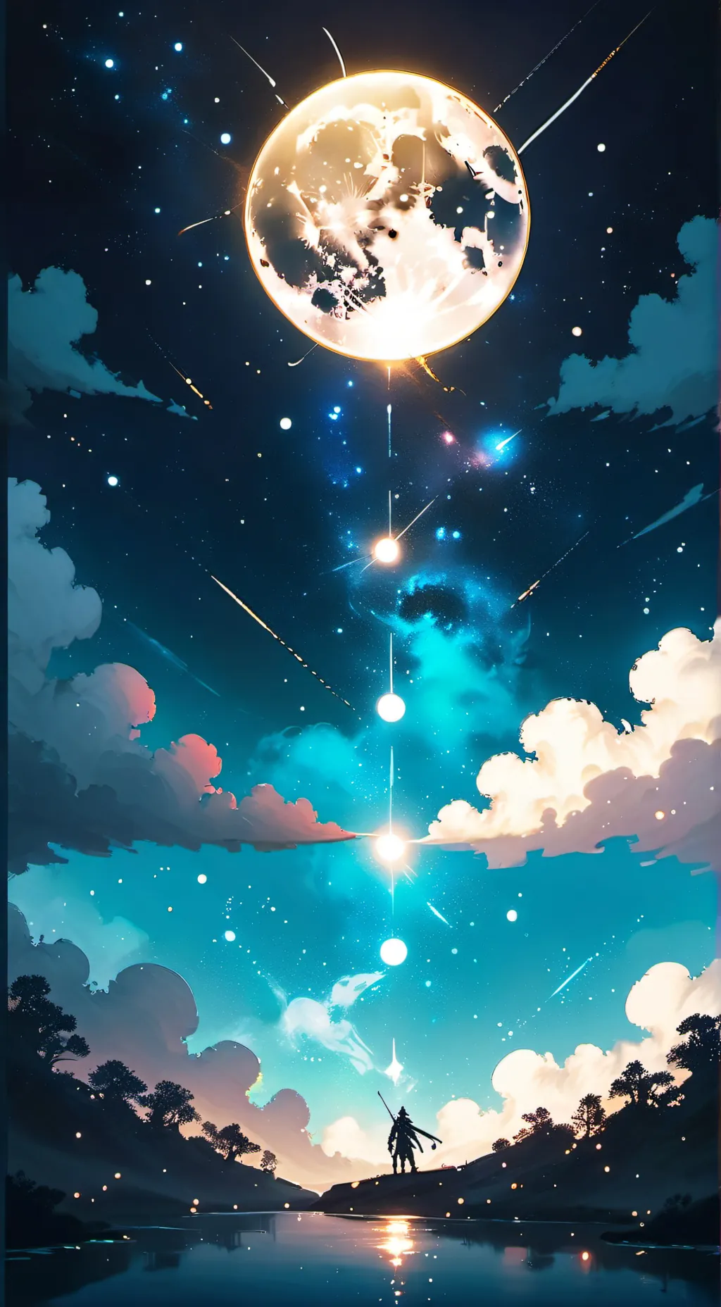 ai character: Dw hero VS villian background