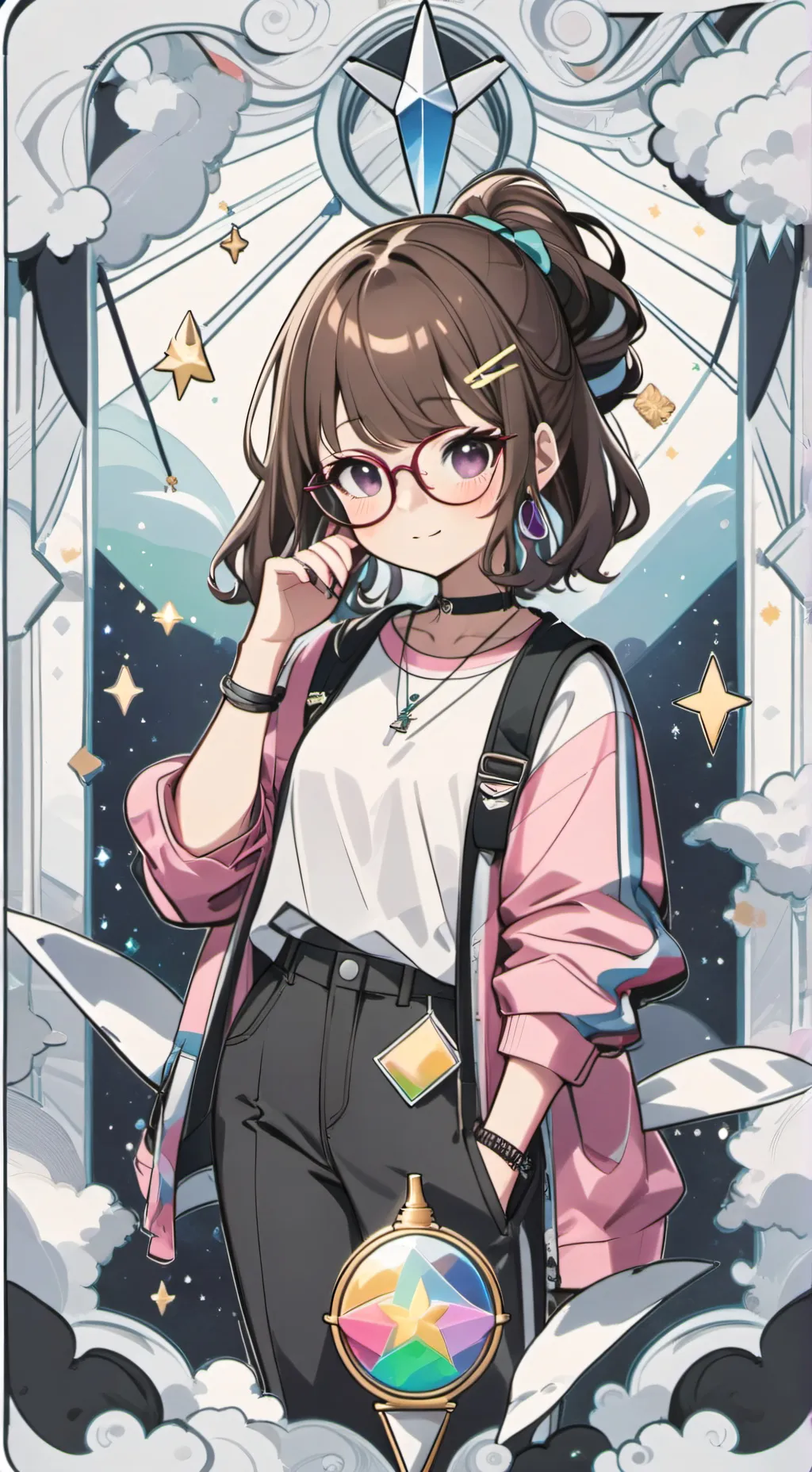 ai character: ~♡☆me☆♡~ background