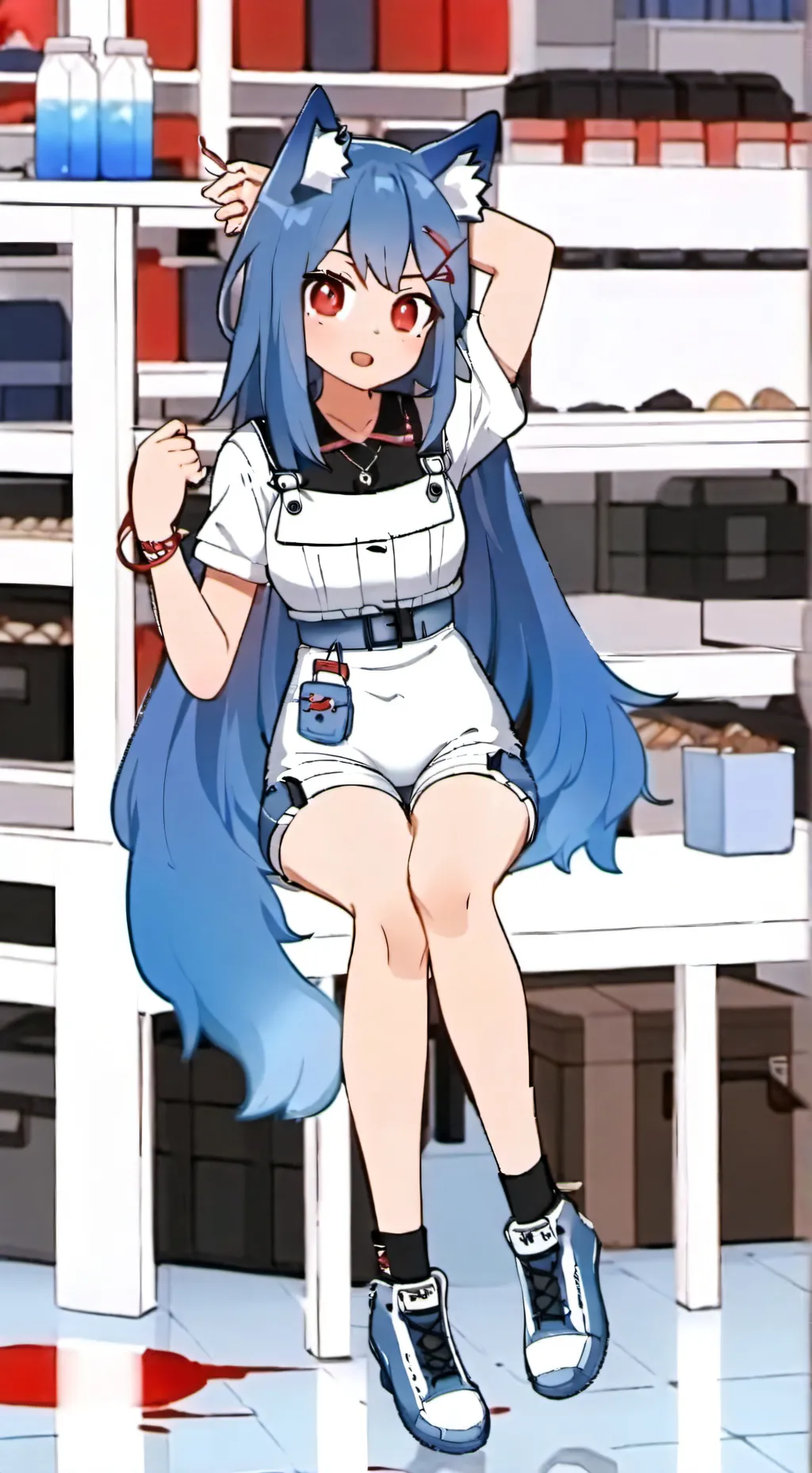 ai character: bella the wolf background