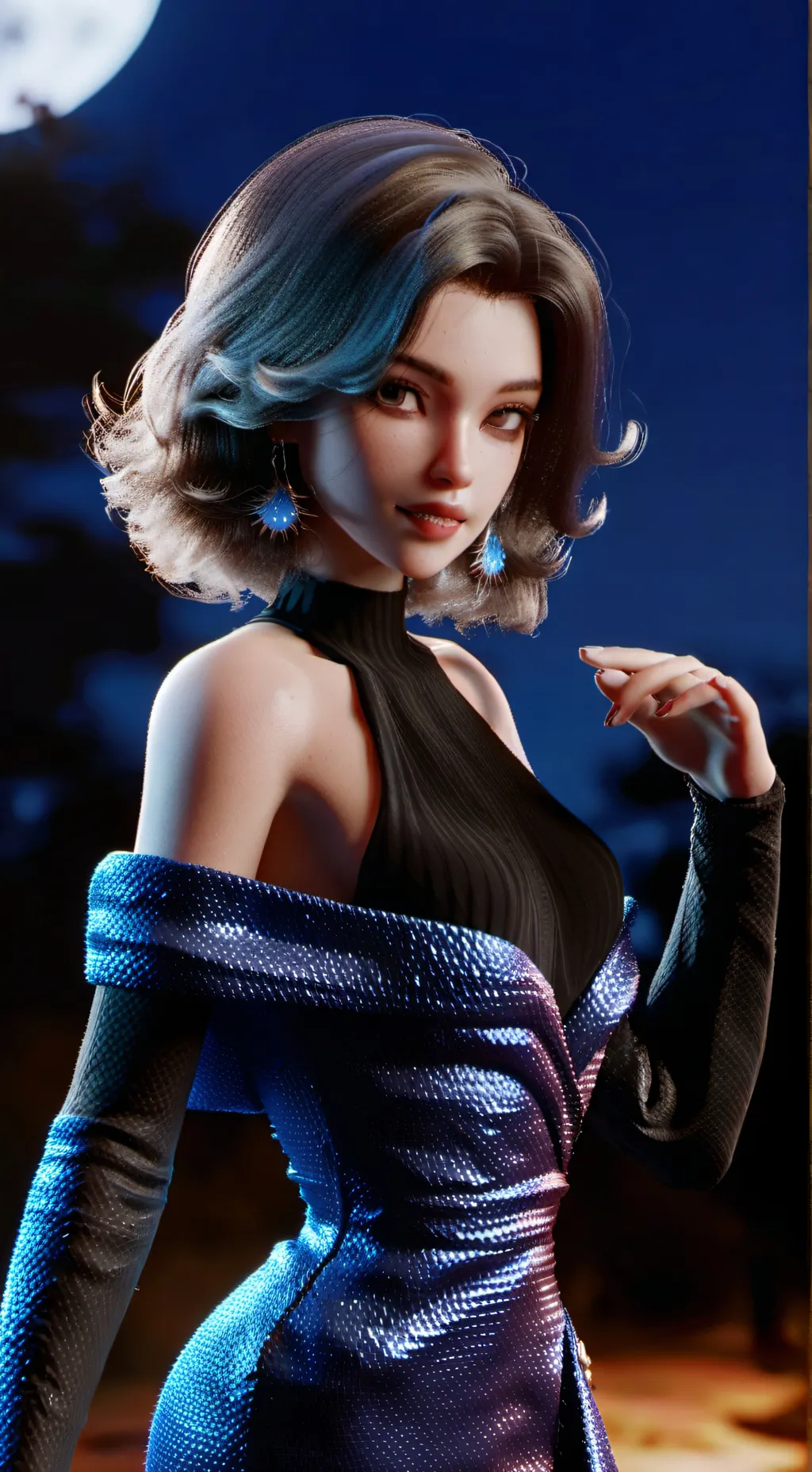 ai character: Valentina  background