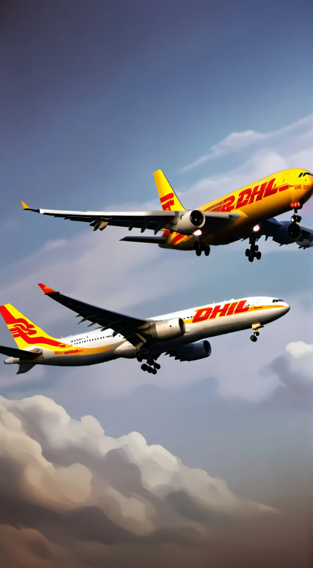 ai character: Soy un a330 de DHL background