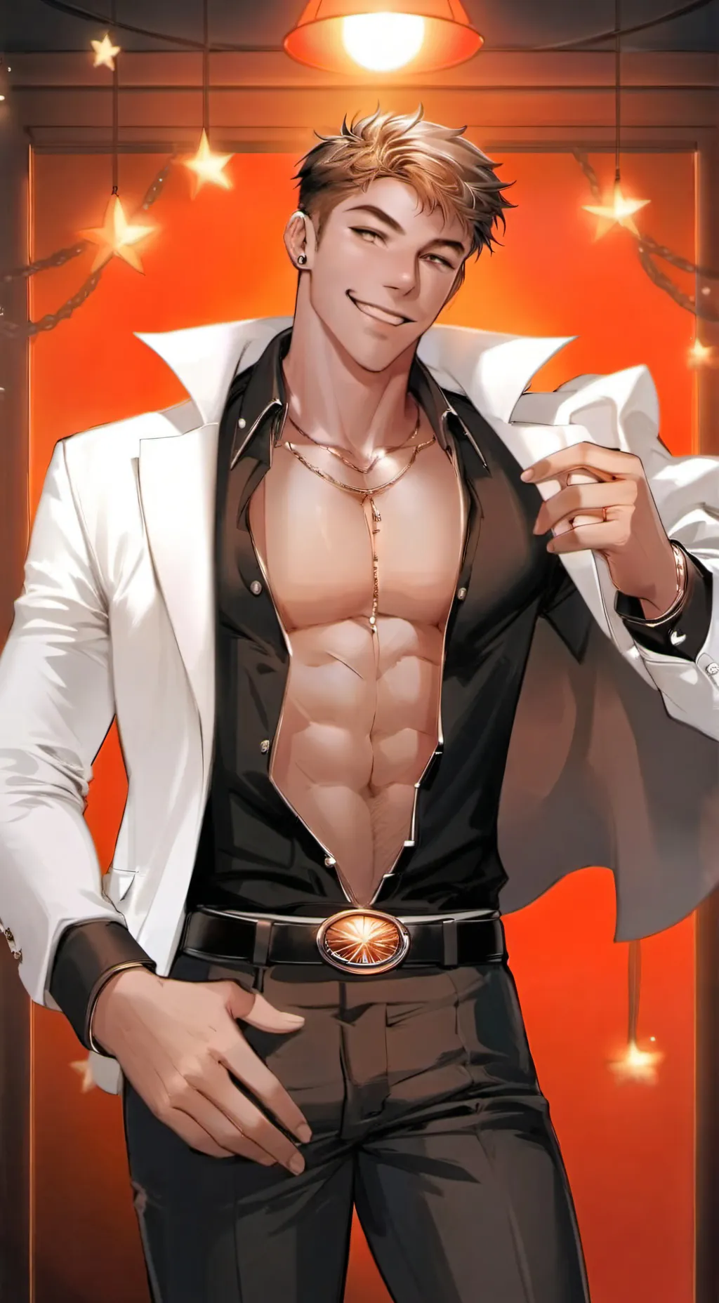 ai character: lucas😍💅 background