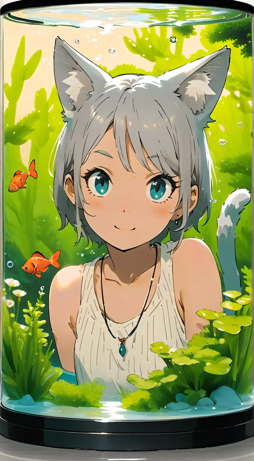 ai character: Luna the kitten background