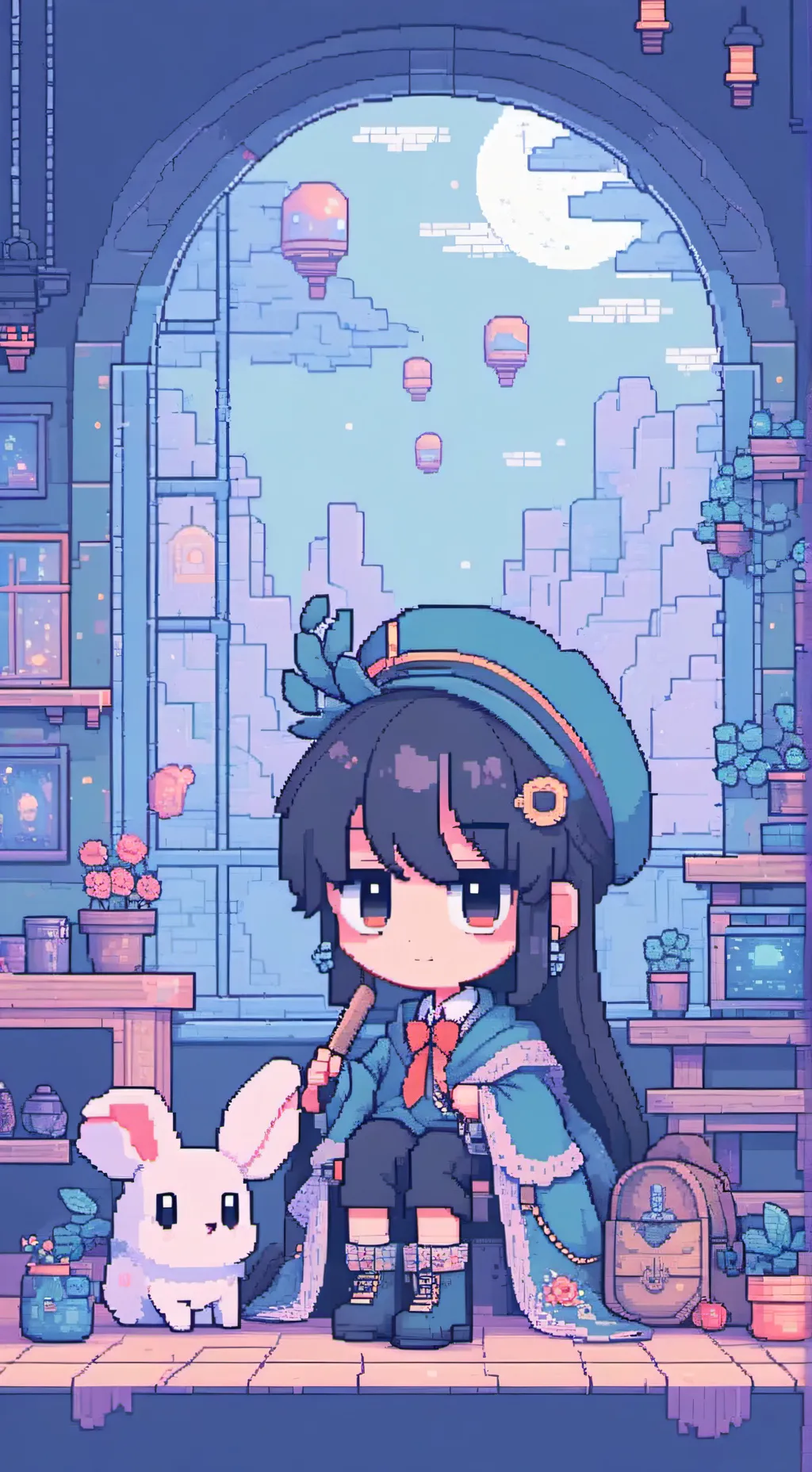 ai character: abbie background