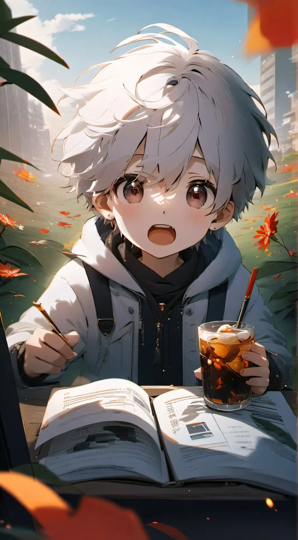 ai character: Conner  background