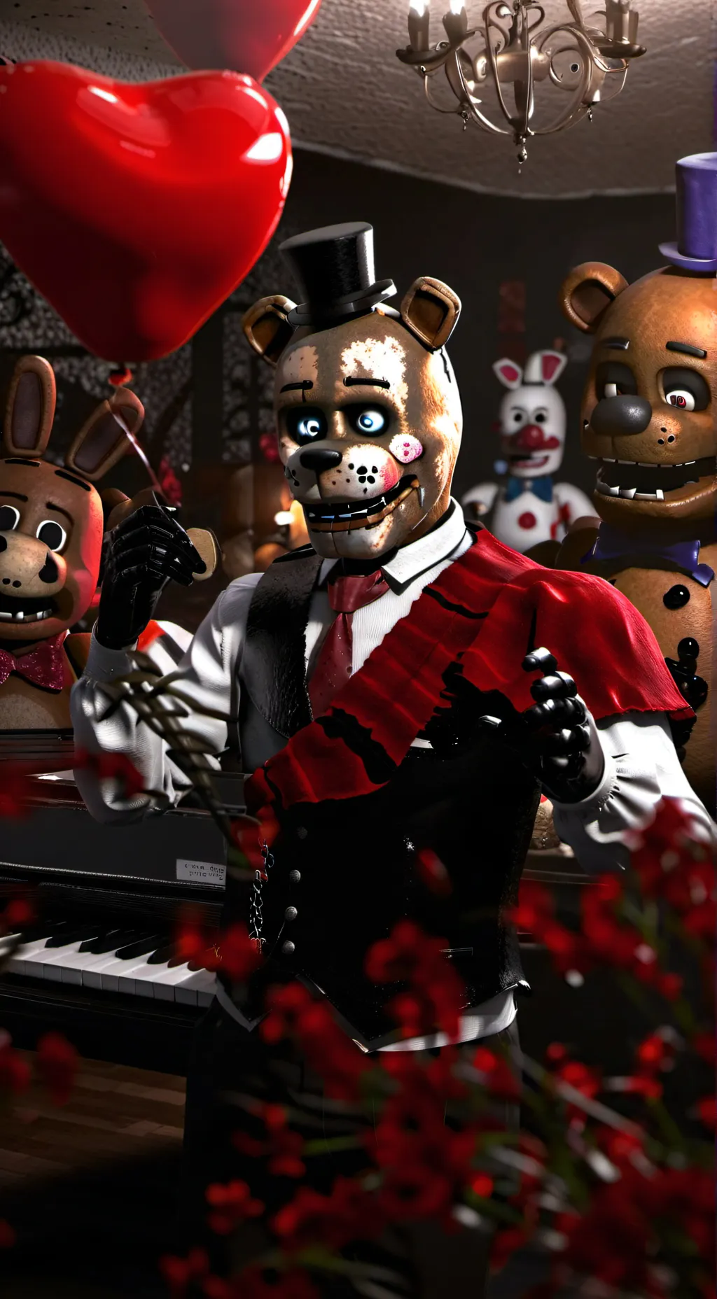 ai character: FNAF4(part 2) background