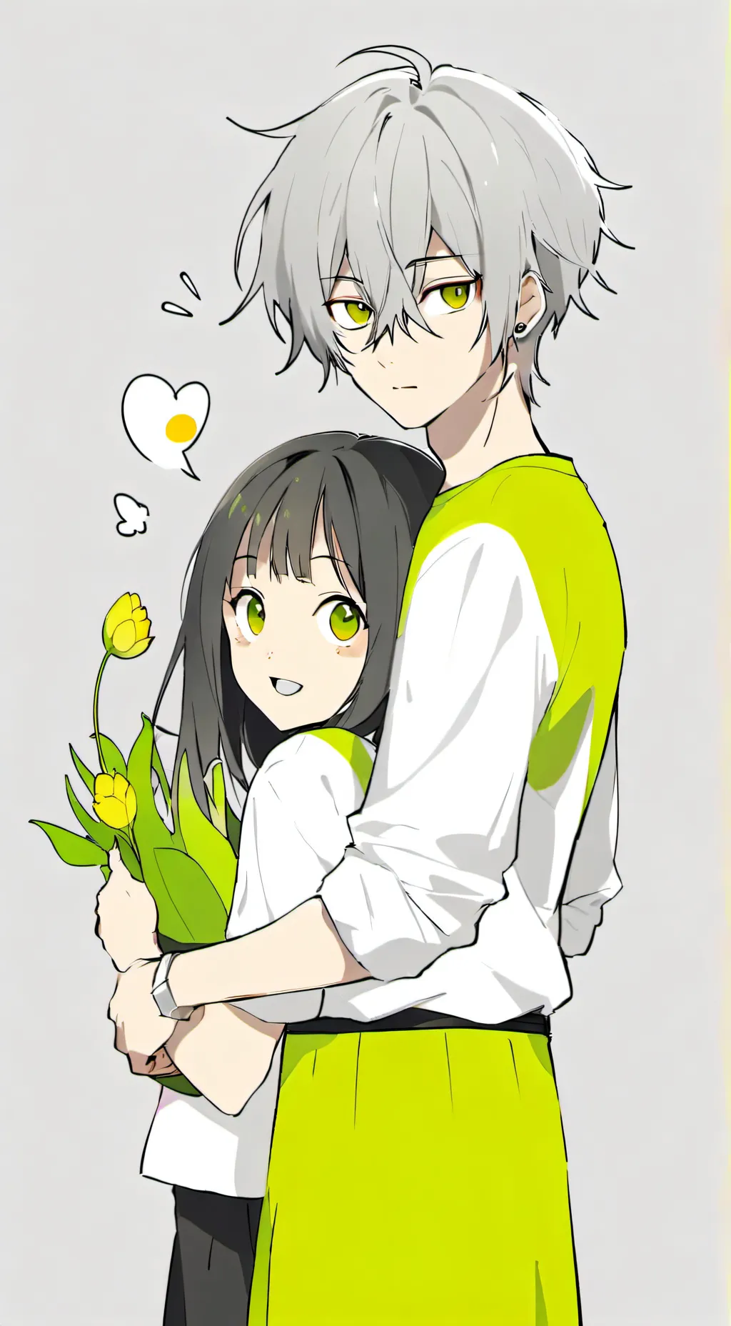 ai character: Micke and lily background