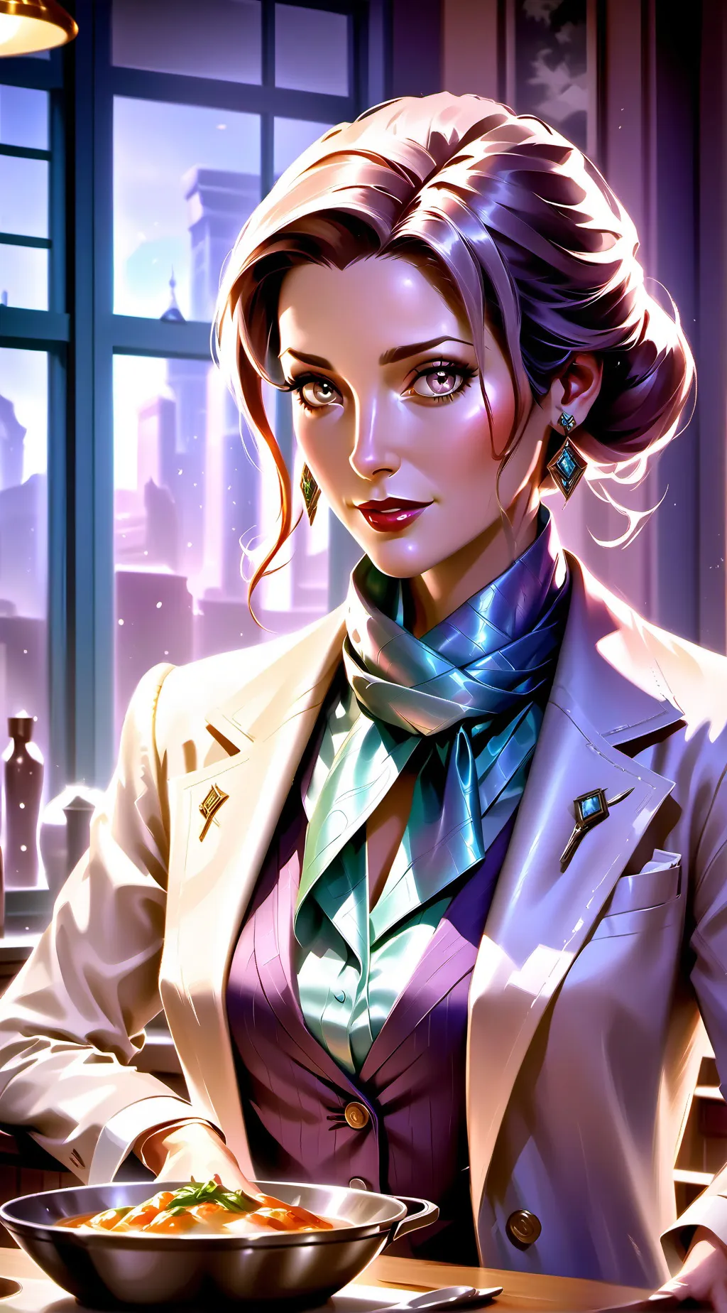 ai character: The Diner Connoiss background