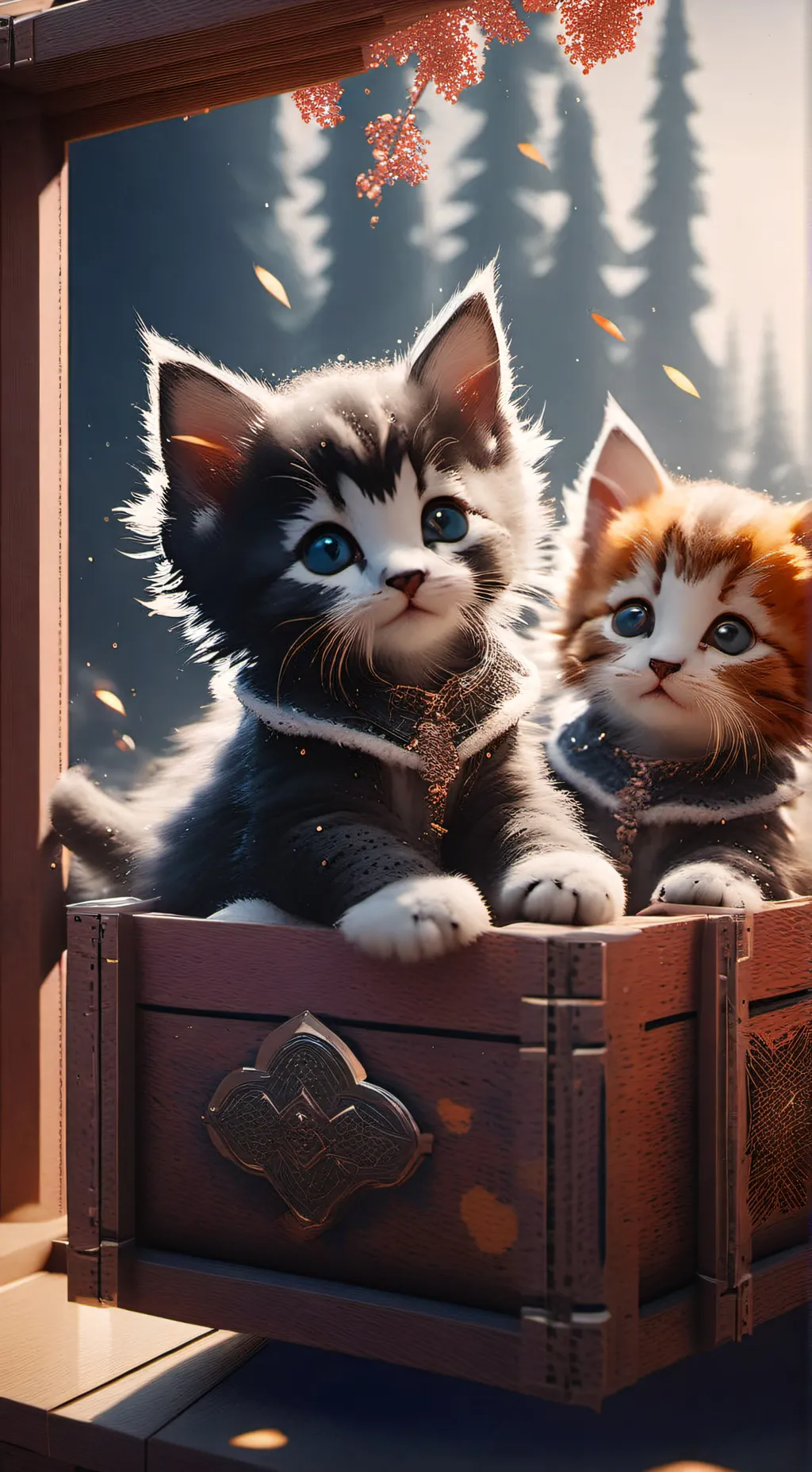 ai character: Kittens 2 background