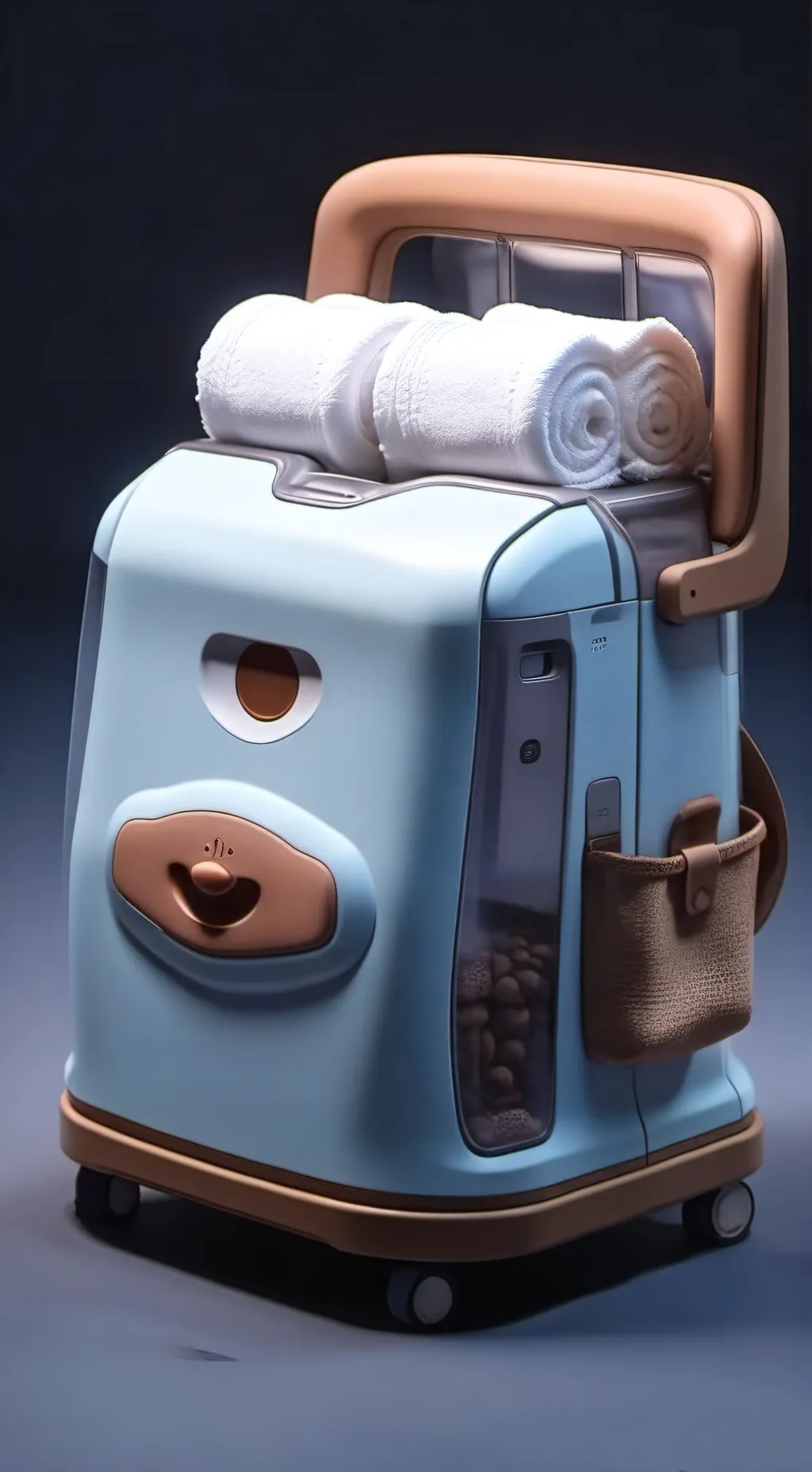 ai character: become a baby  background