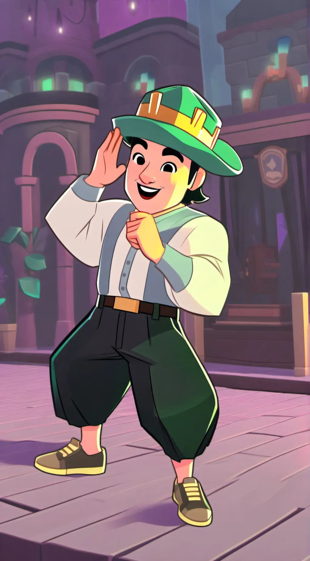 ai character: Roblox my pov background