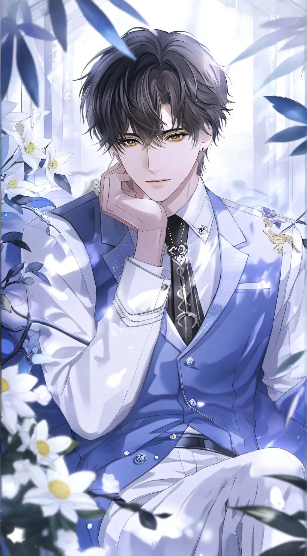 ai character: Adrian Johnson  background