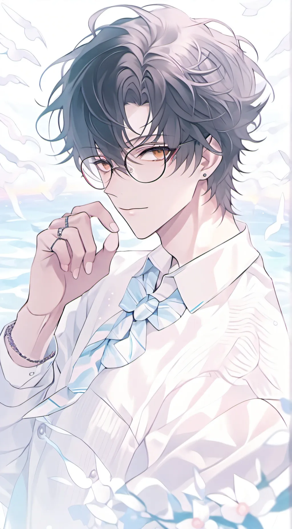 ai character: ∧ェncent★ background