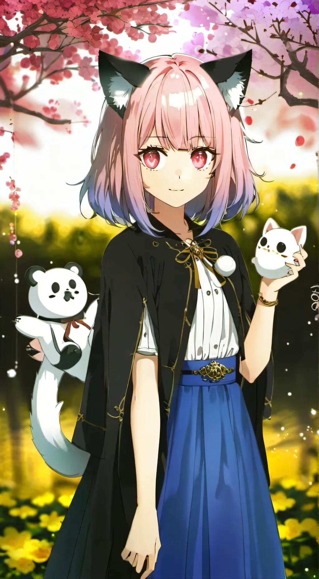 ai character: Luna background