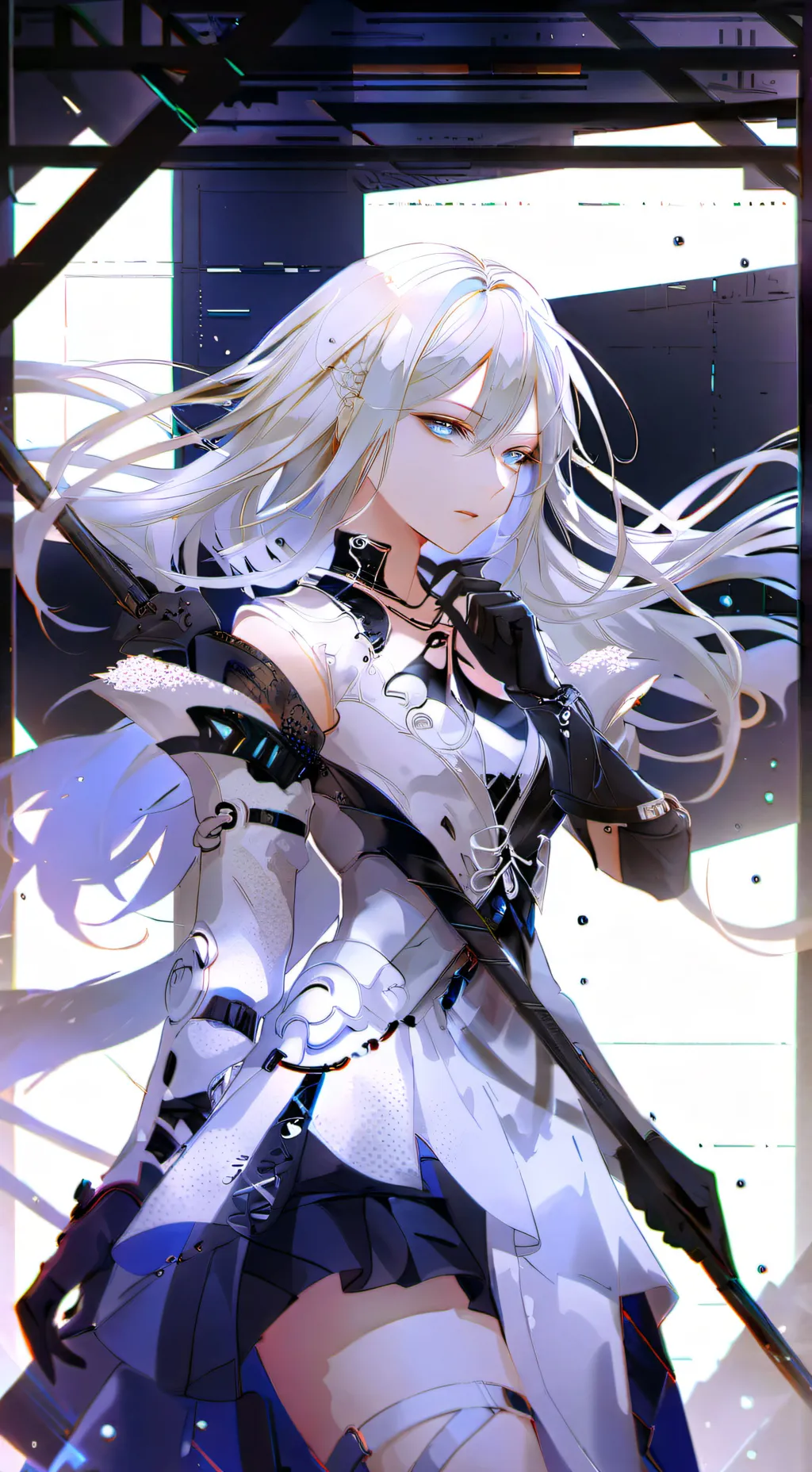 ai character: Leslie  background