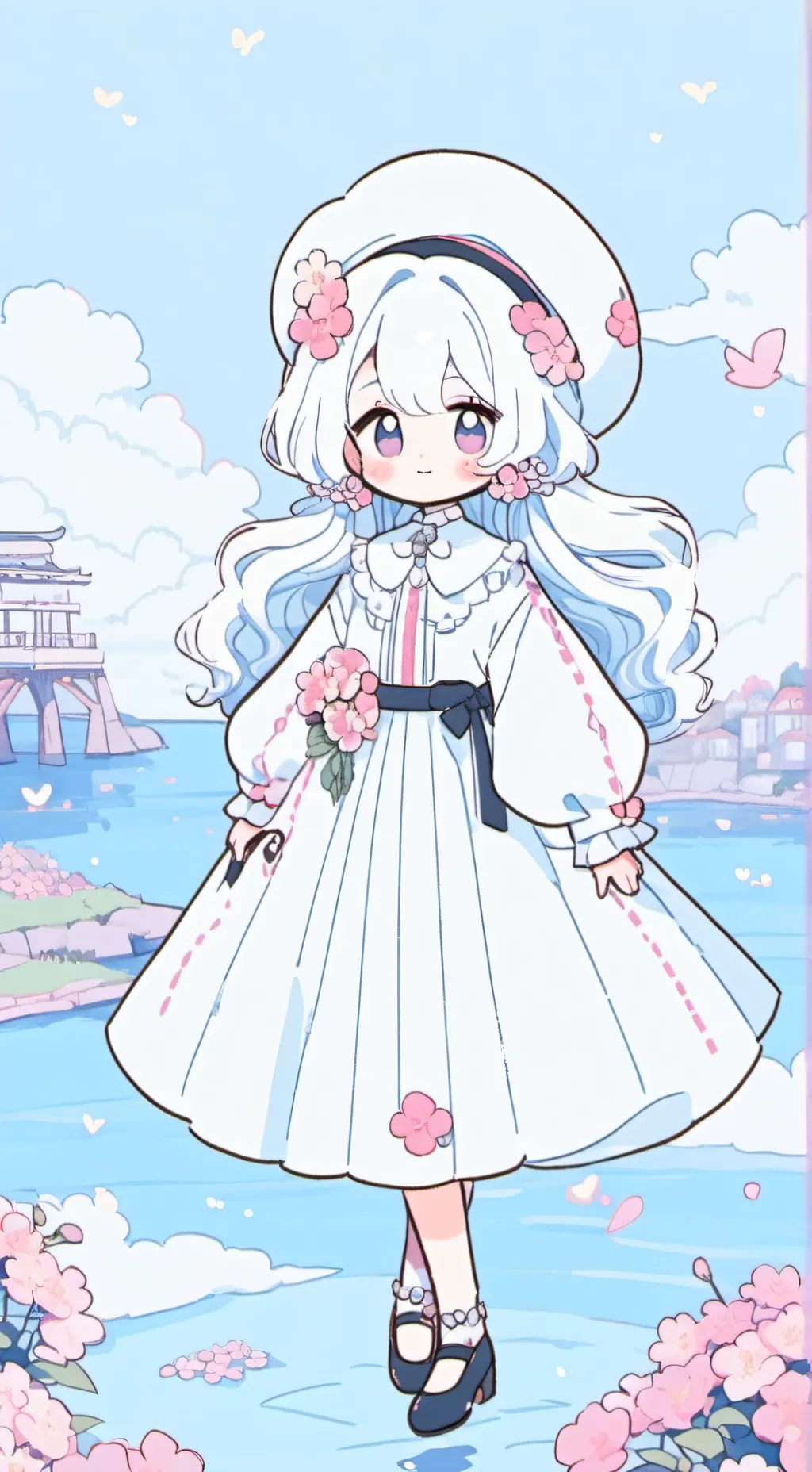 ai character: • DANDY'S WORLD • background