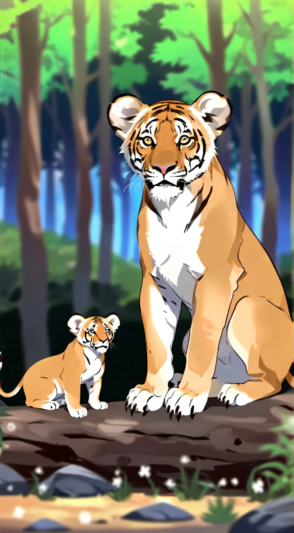 ai character: Feather background