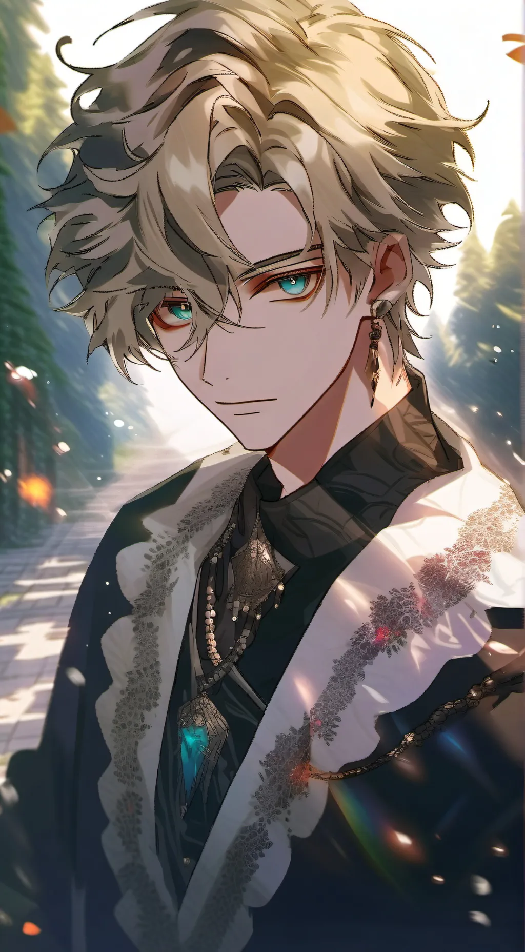 ai character: Solas  background