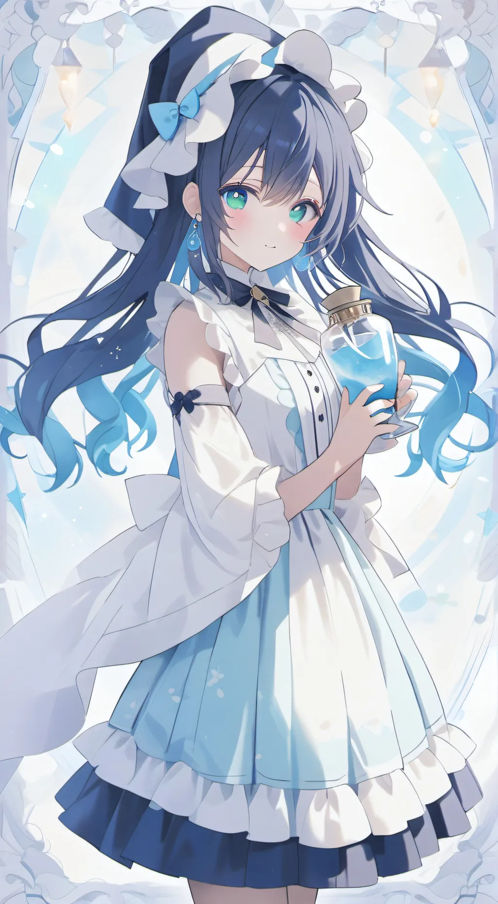 ai character: Potion drinker! background