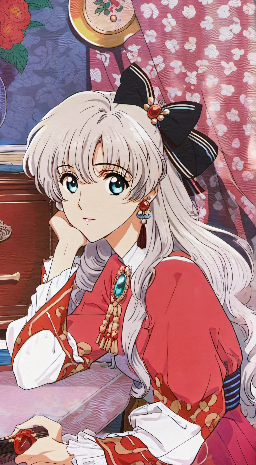 ai character: luna background