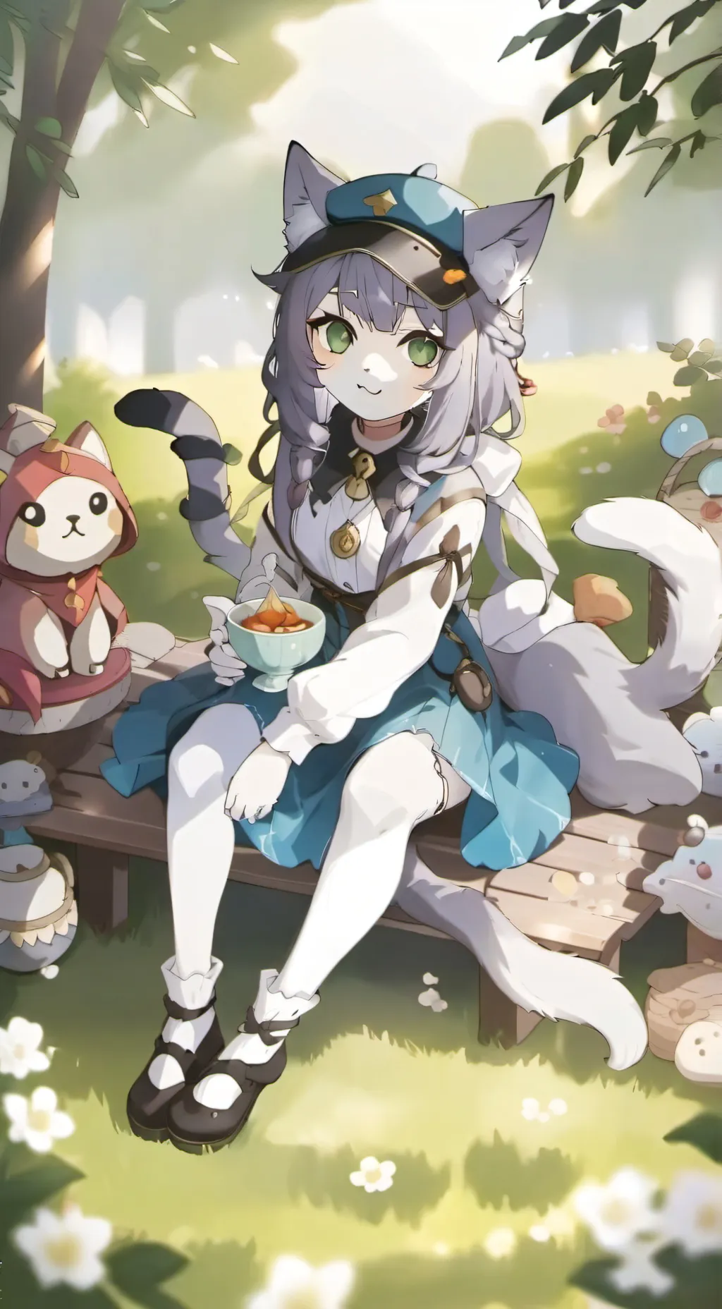 ai character: Furry background