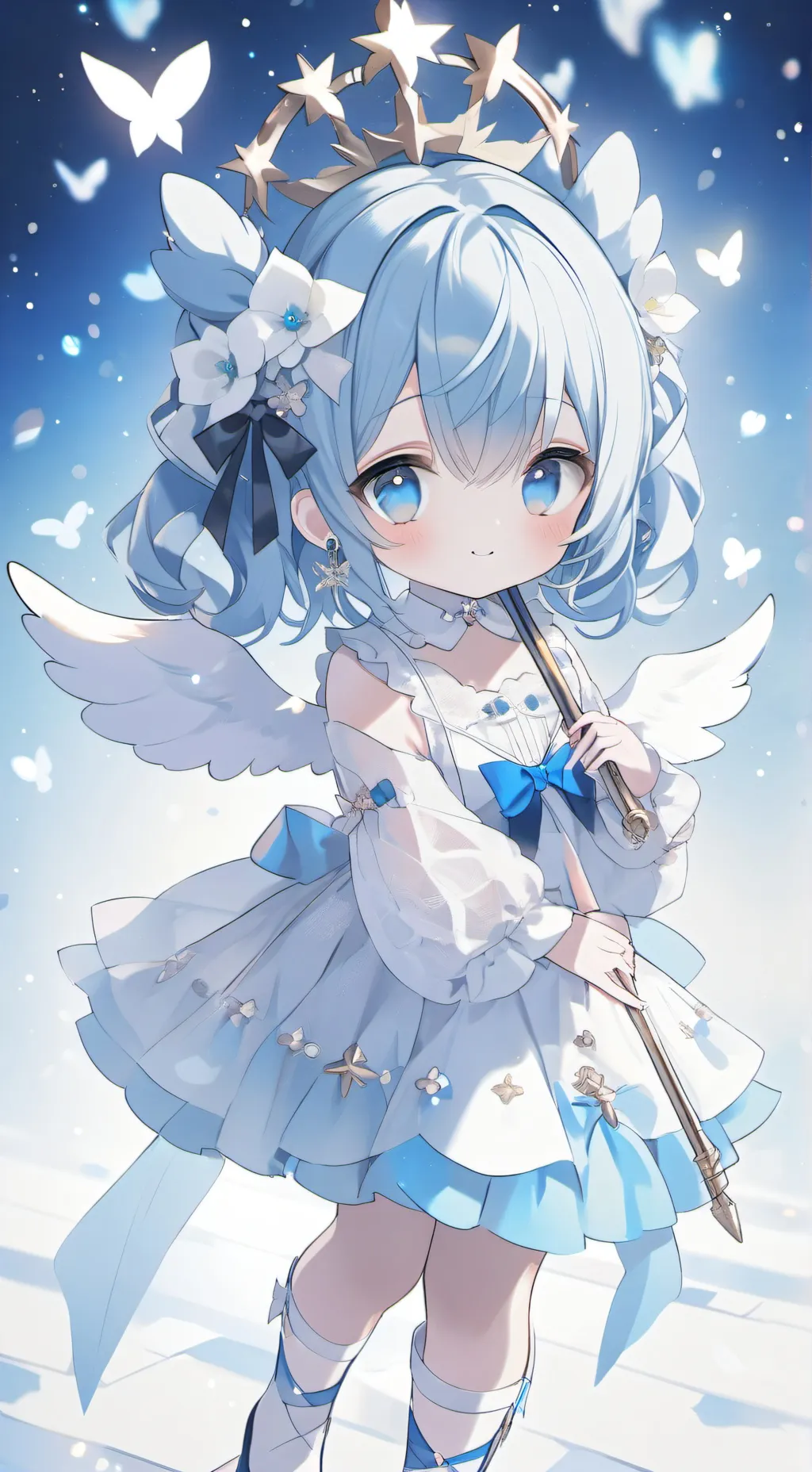 ai character: Anjo da Morte background