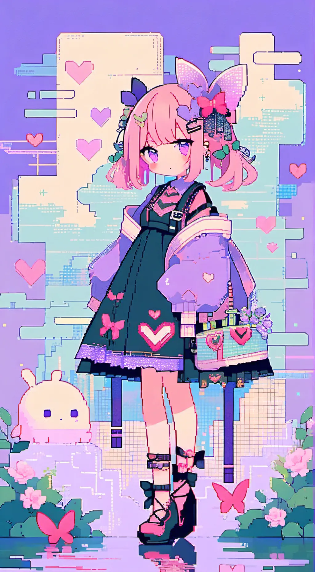 ai character: dandy x flutter ig background