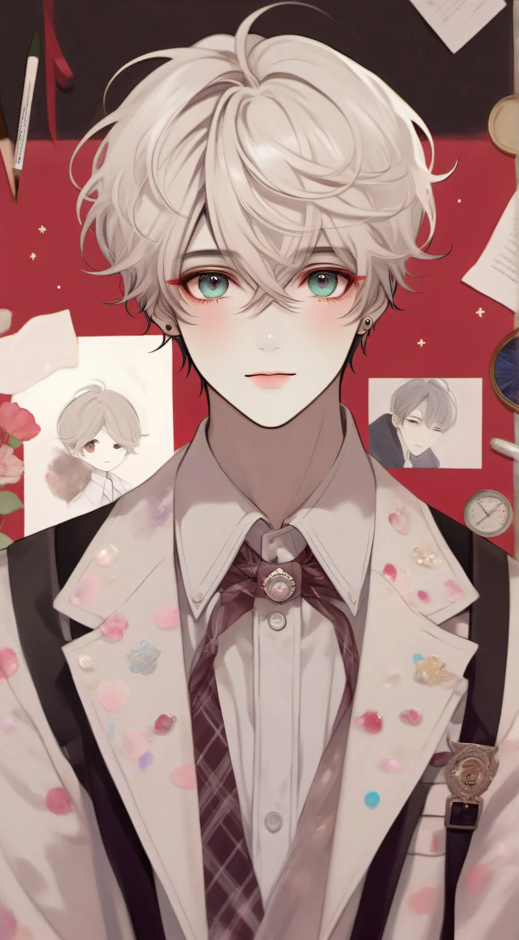 ai character: art teacher background