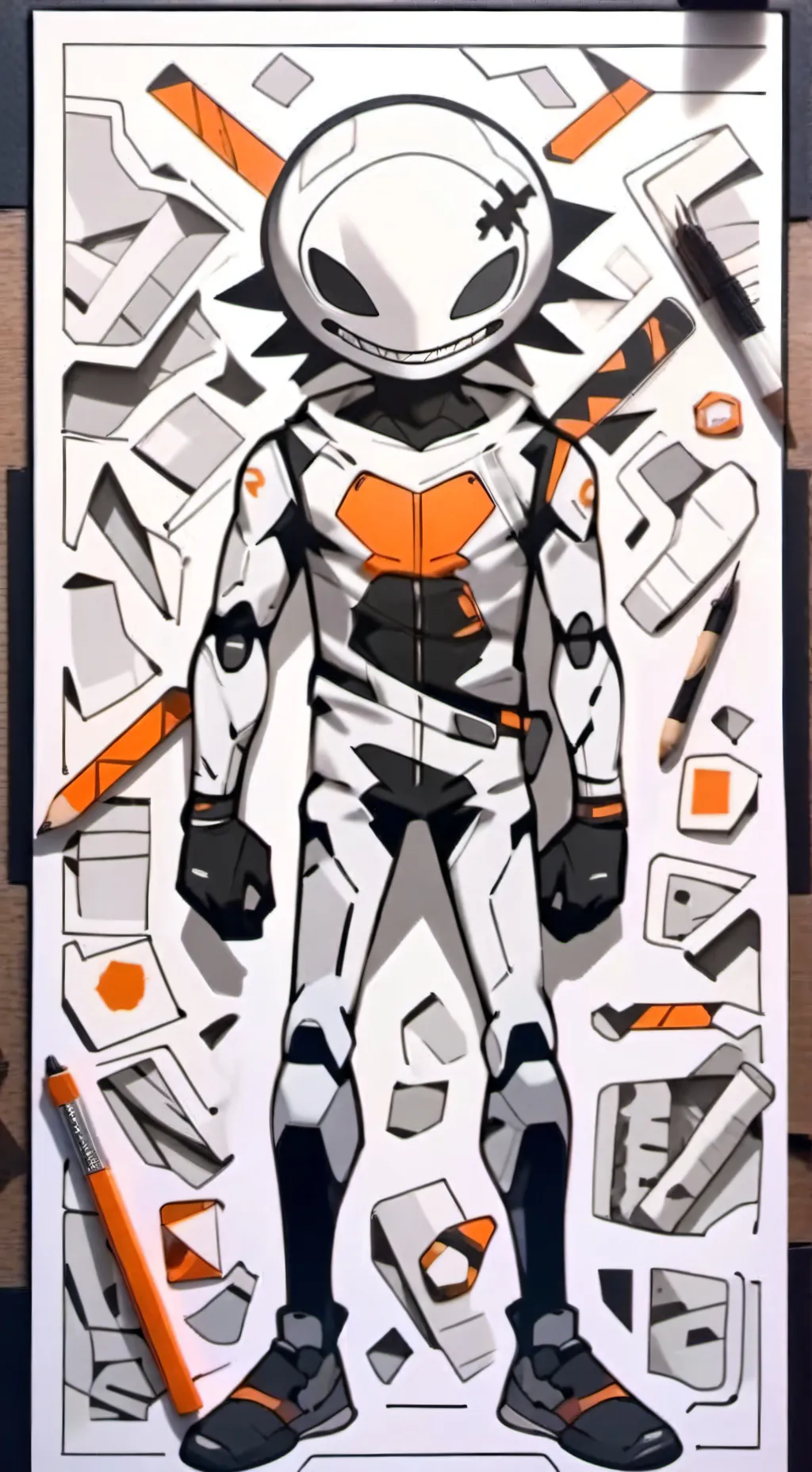 ai character: ChainsFR school background