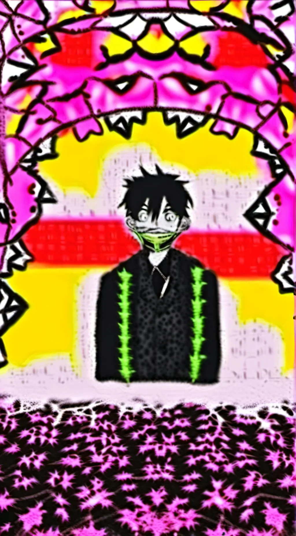 ai character: squid game background