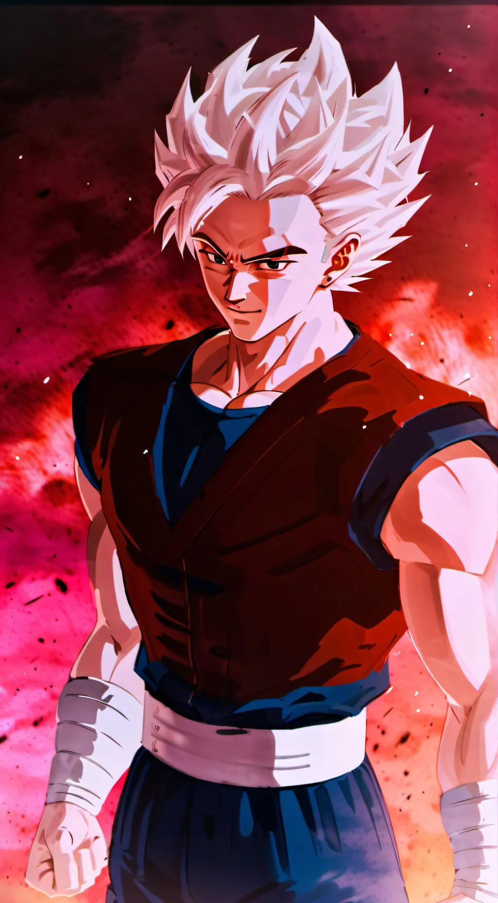 ai character: You vs dragon ball background