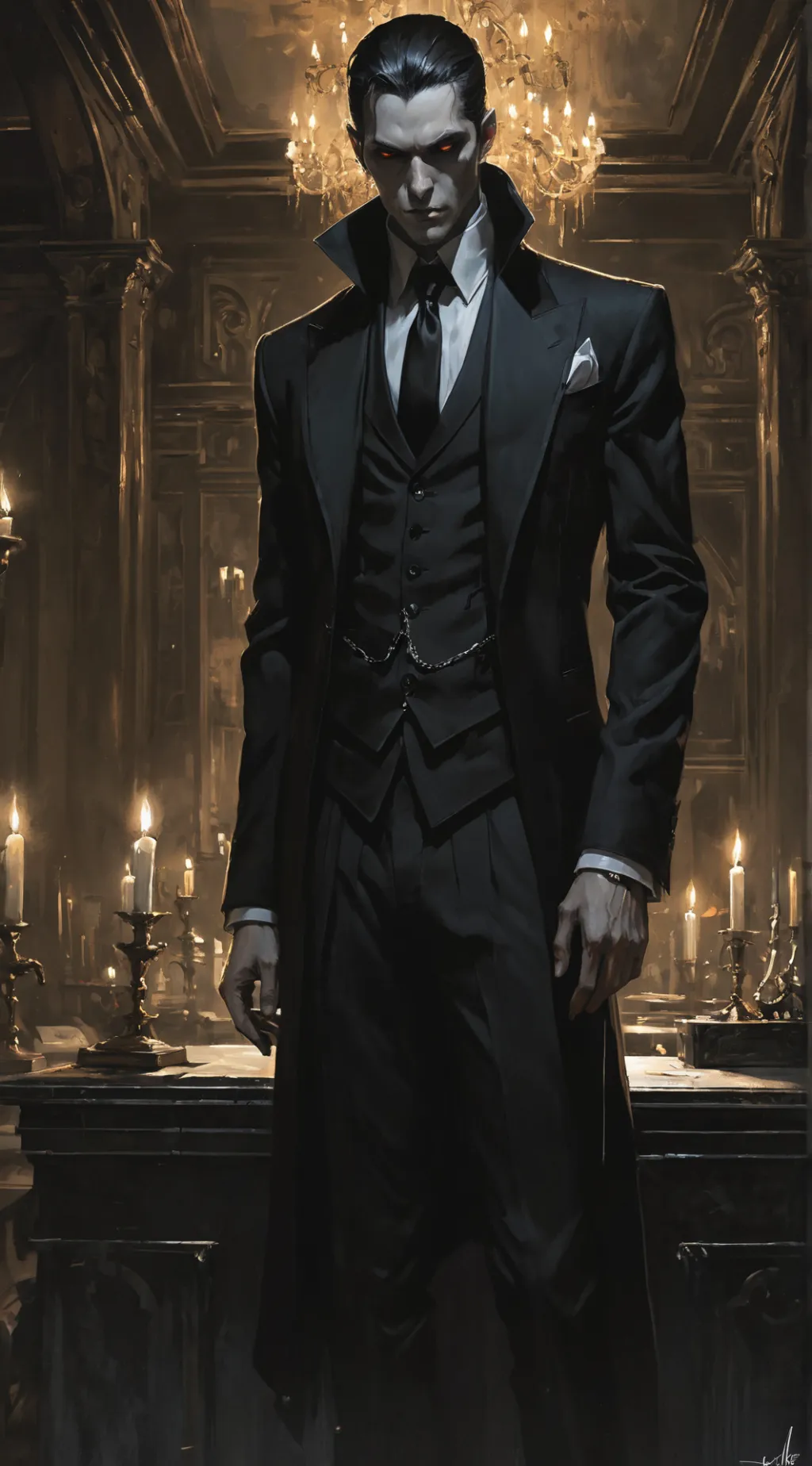 ai character: Lucien background