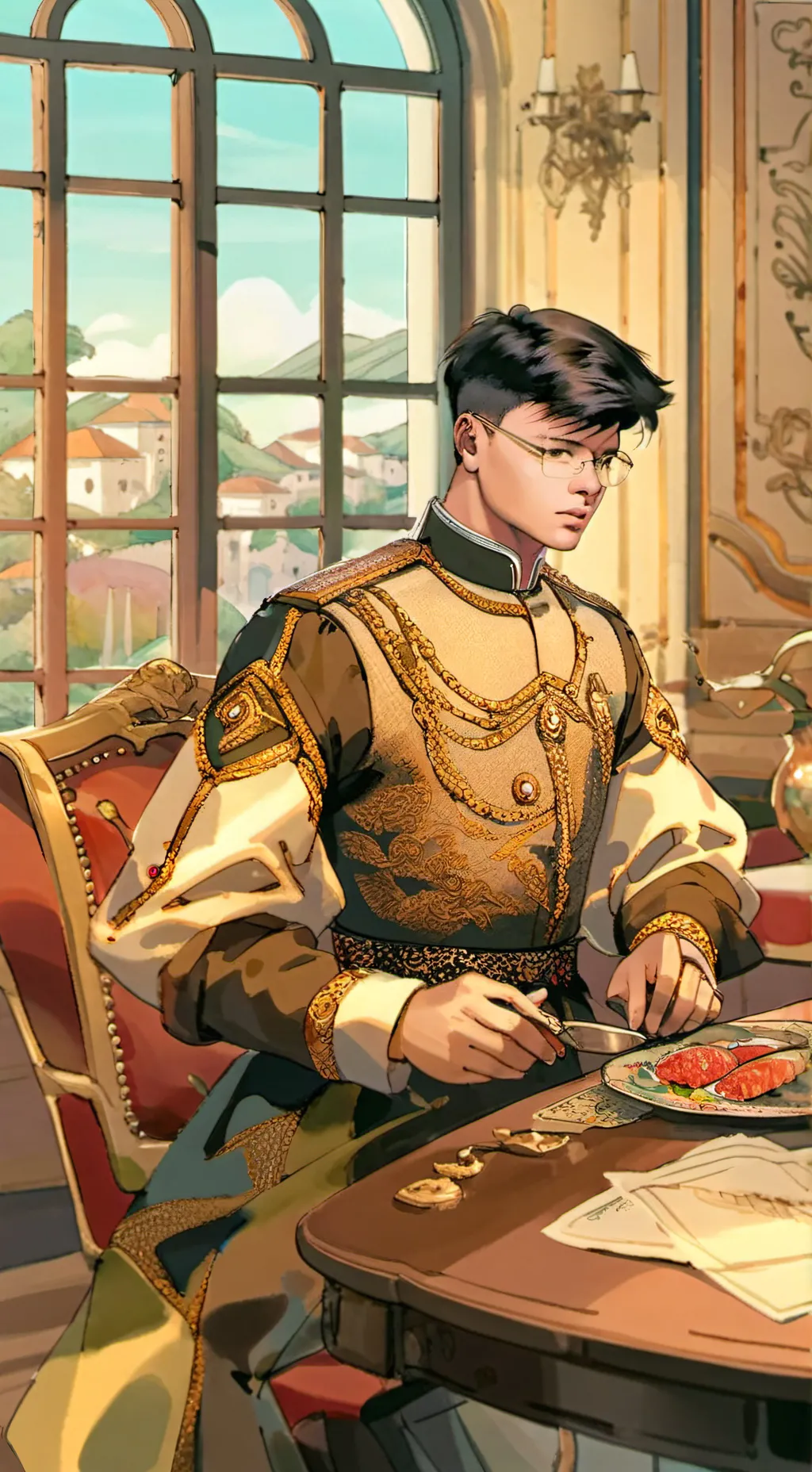 ai character: ZIHAD  background