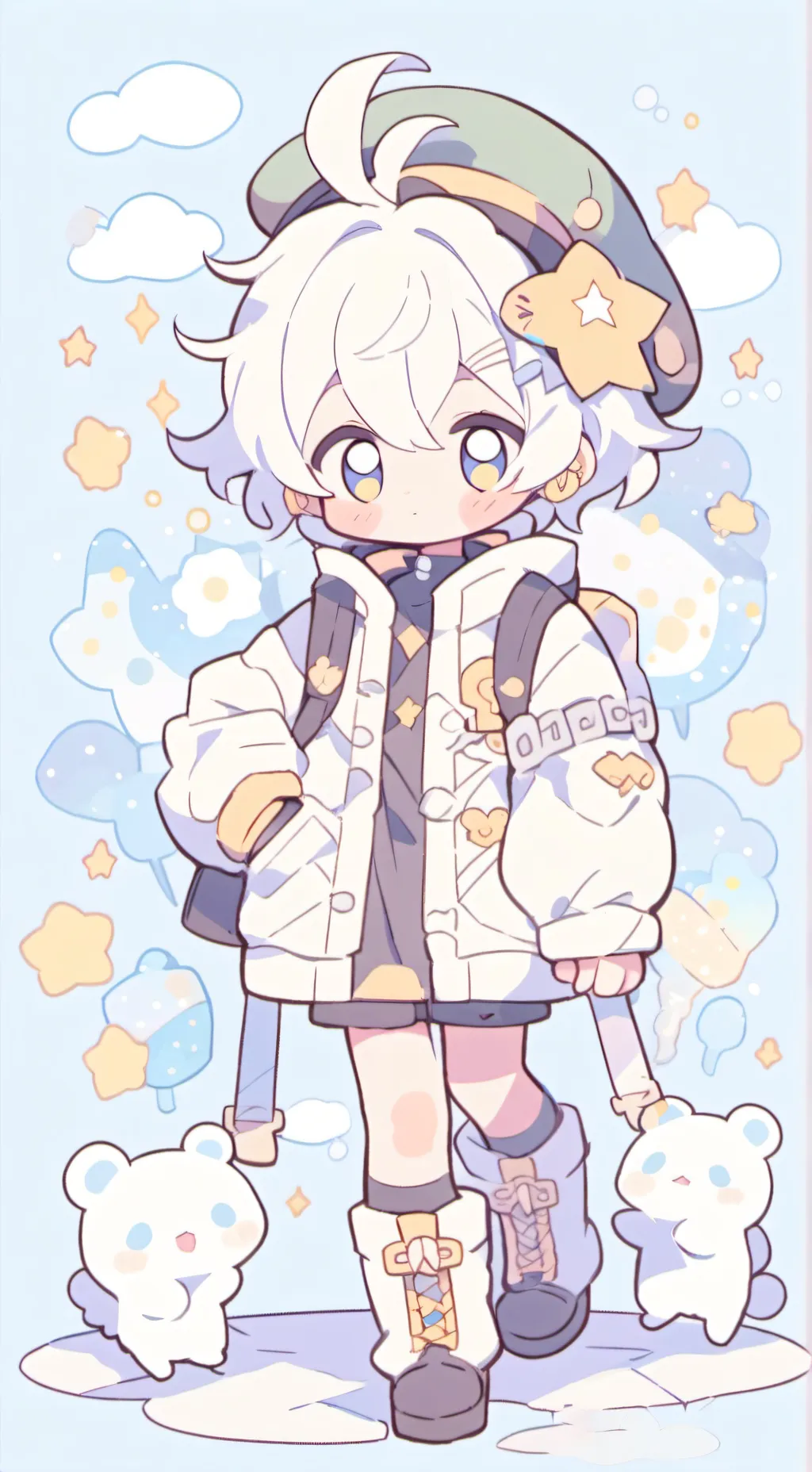 ai character: dandy's world  background