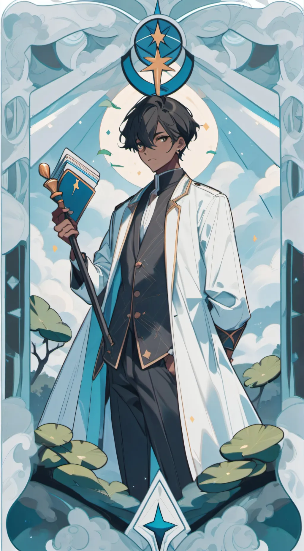 ai character: DamianNalliki background