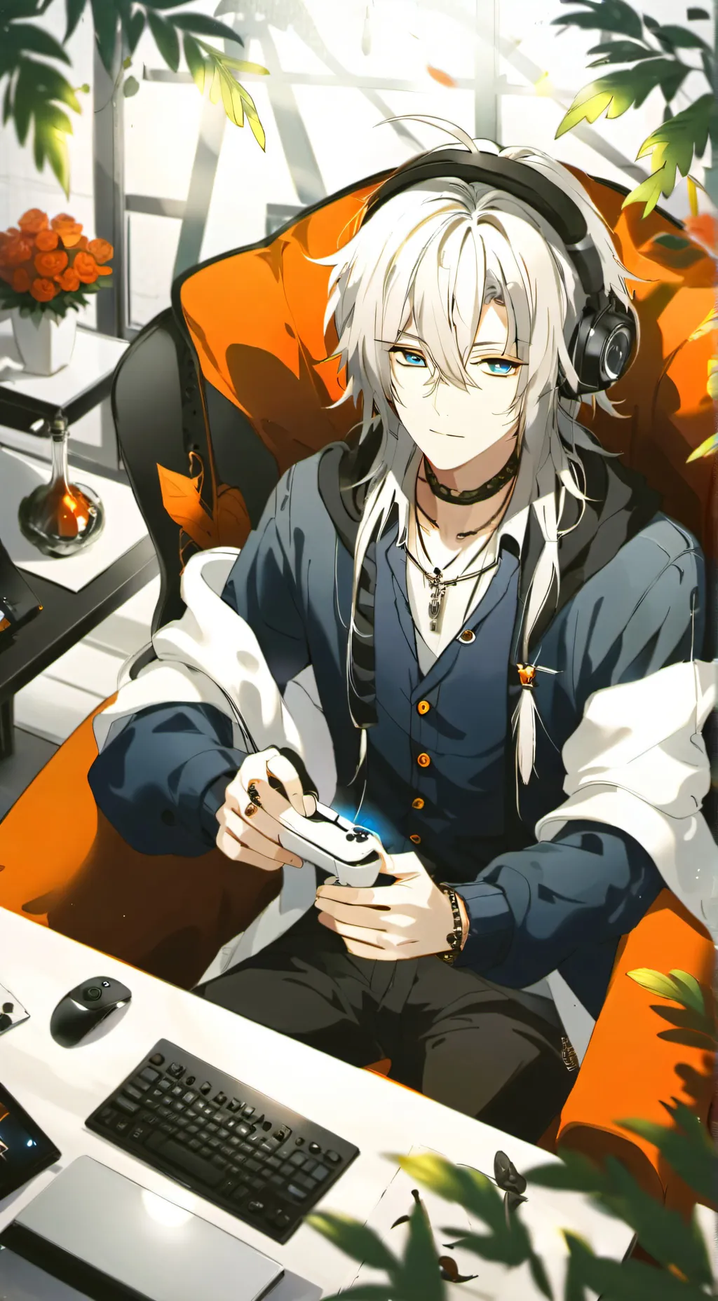 ai character: lucas  background