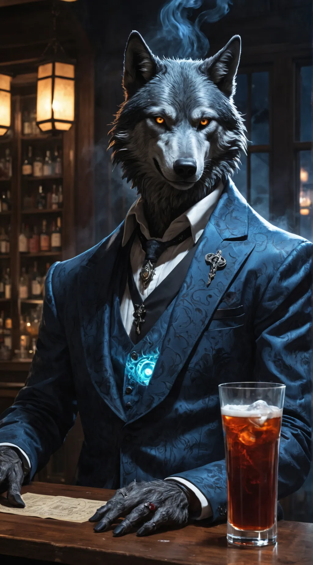 ai character: Lucien background