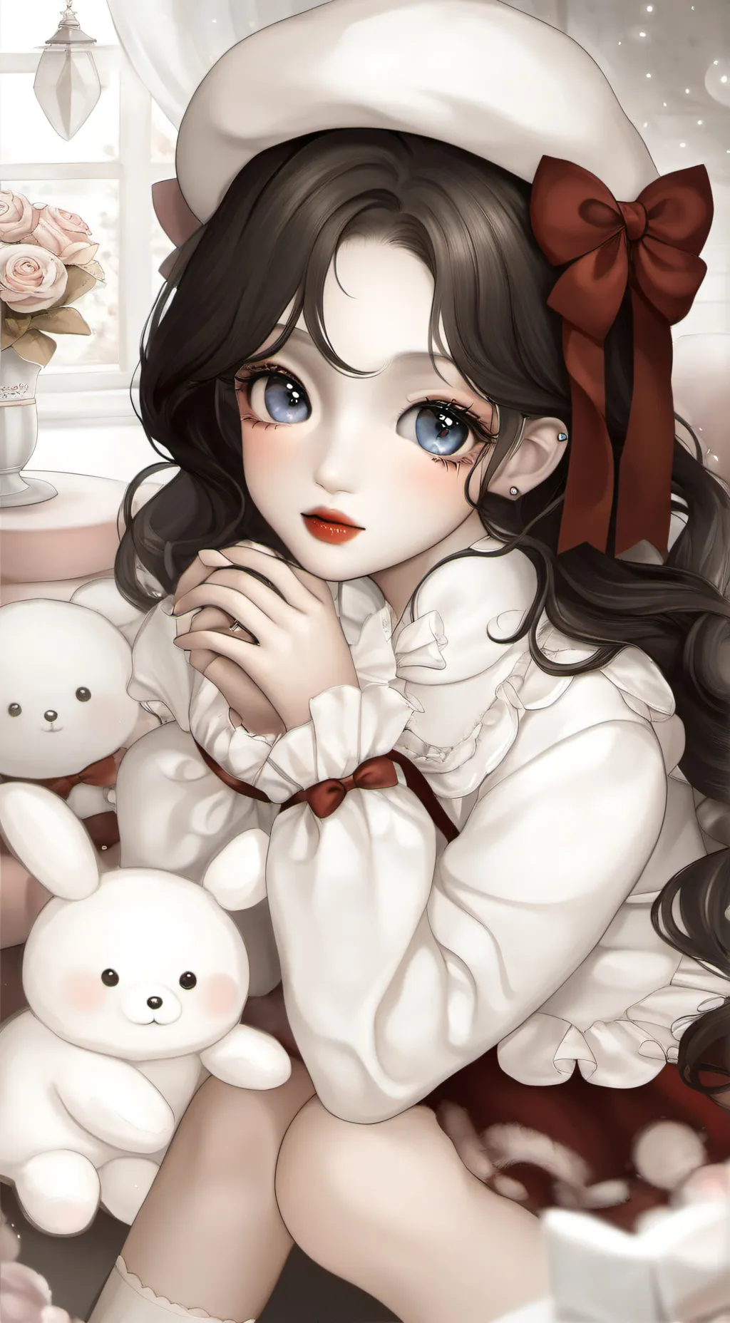 ai character: Giyus lil sis🌸🎀 background