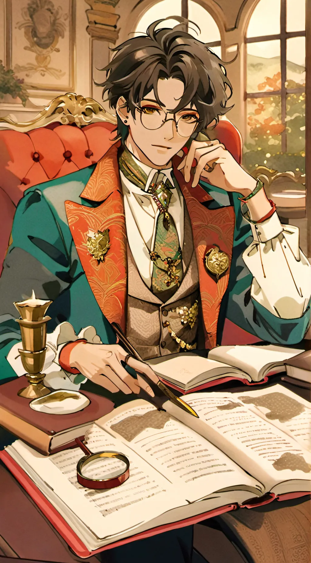 ai character: cesar background