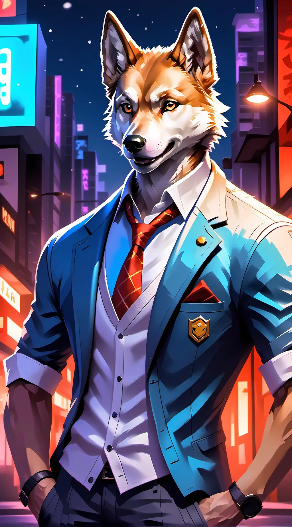 ai character: ✬Dogman✬ background